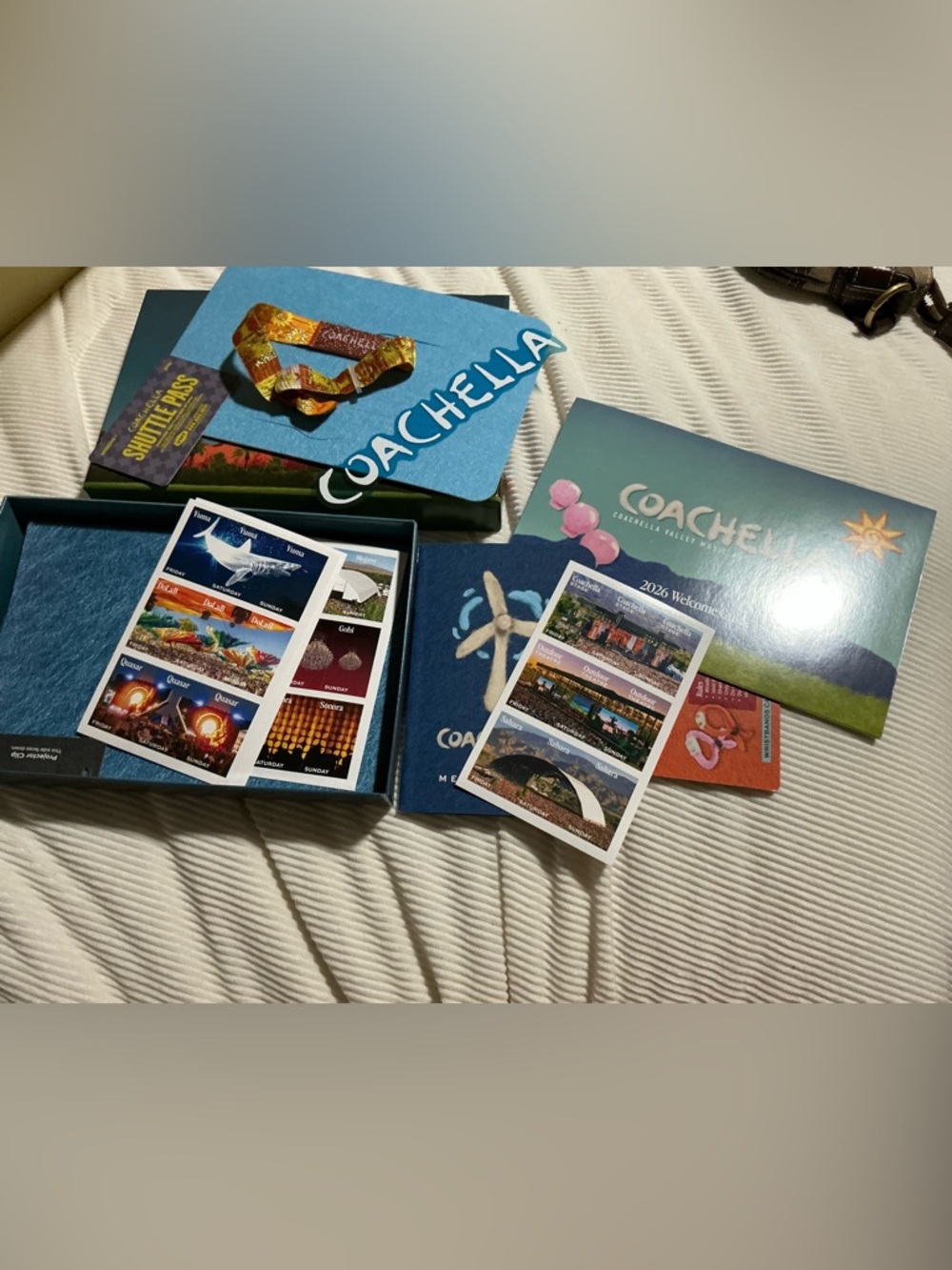 Coachella 26 Festival Souvenir Box Set (INVALID wristband)